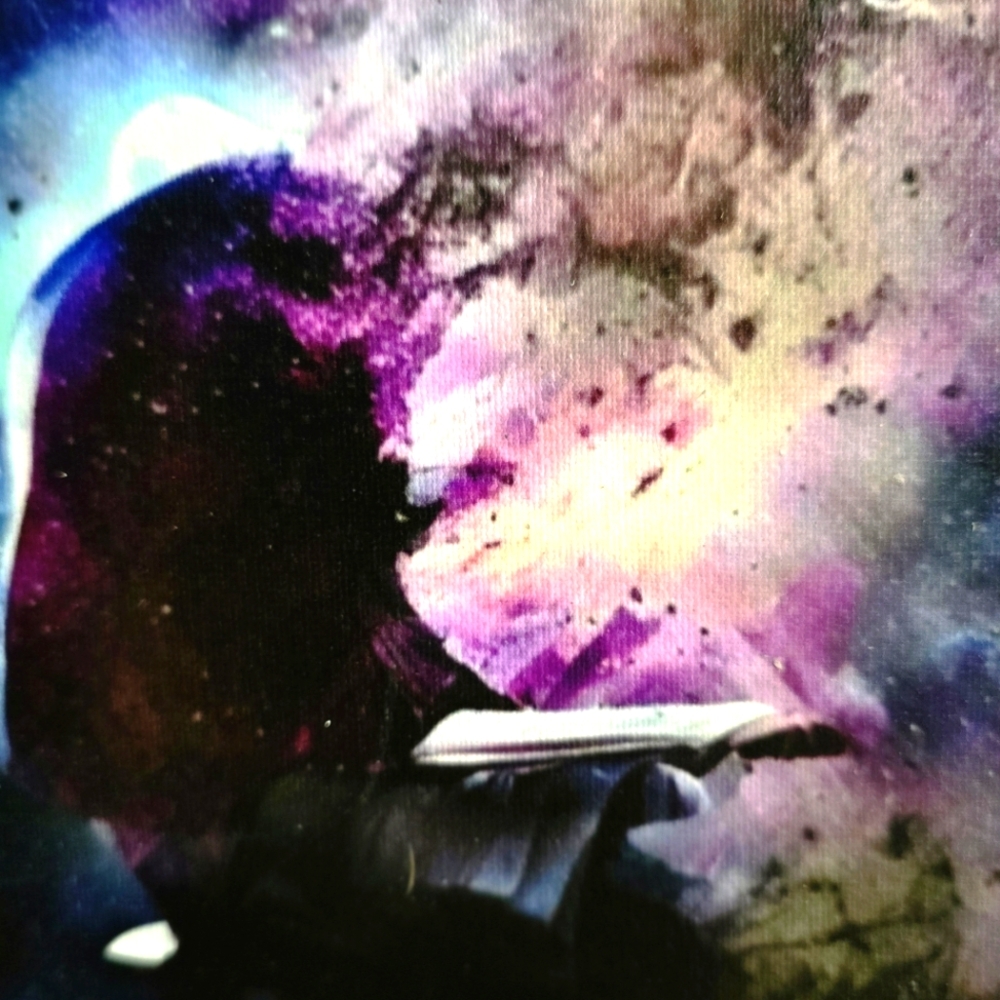 Cosmic knowledge Hand-painted 11x14 - Picture 8 of 8